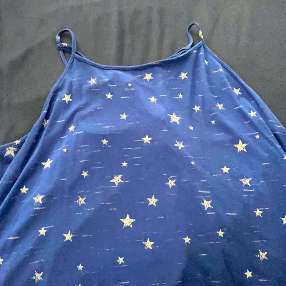 Blue Star Sleeveless Shirt